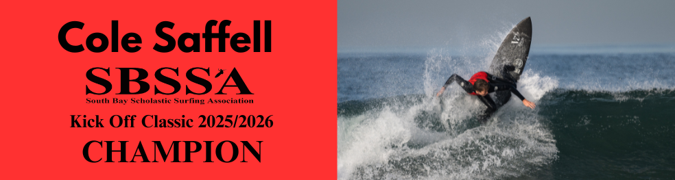 Cole Saffel surfing image. Backside off the top